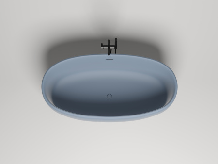 Ванна из искусственного камня Salini LUCE 100121MF 169х87 отдельностоящая овальная